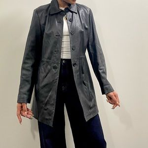 SOLD VINTAGE REAL LEATHER JACKET